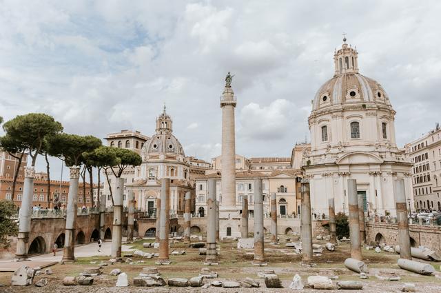 Photo: Briana Tozour / Unsplash Trajan's Column and Forum